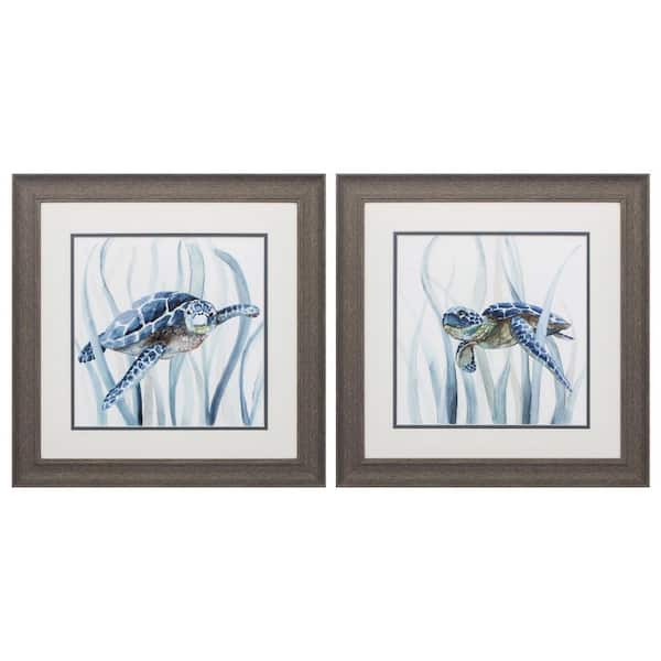 HomeRoots Victoria Distressed Wood Toned Gallery Frame (Set of 2)