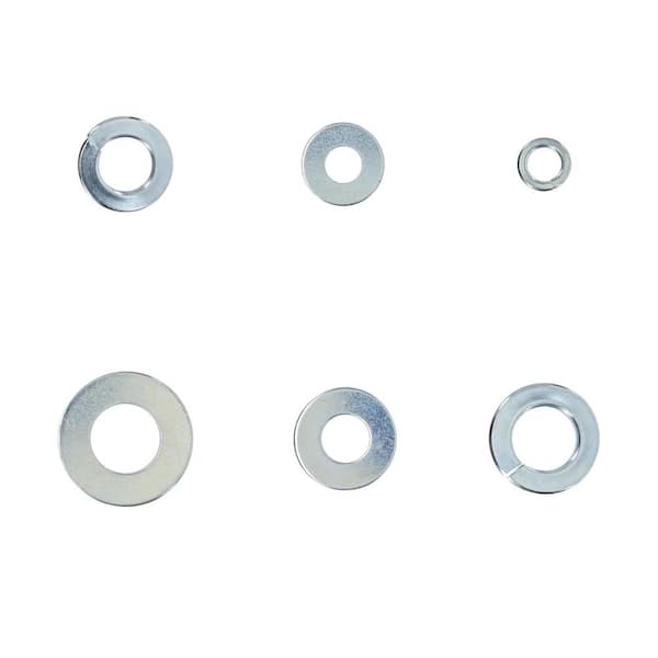 Hillman Zinc Flat Washers and Split Lock Washers Assorted Kit (270