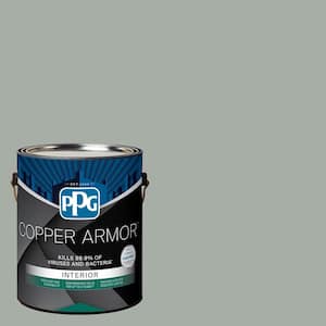 1 gal. PPG1033-4 Light Drizzle Eggshell Antiviral and Antibacterial Interior Paint with Primer