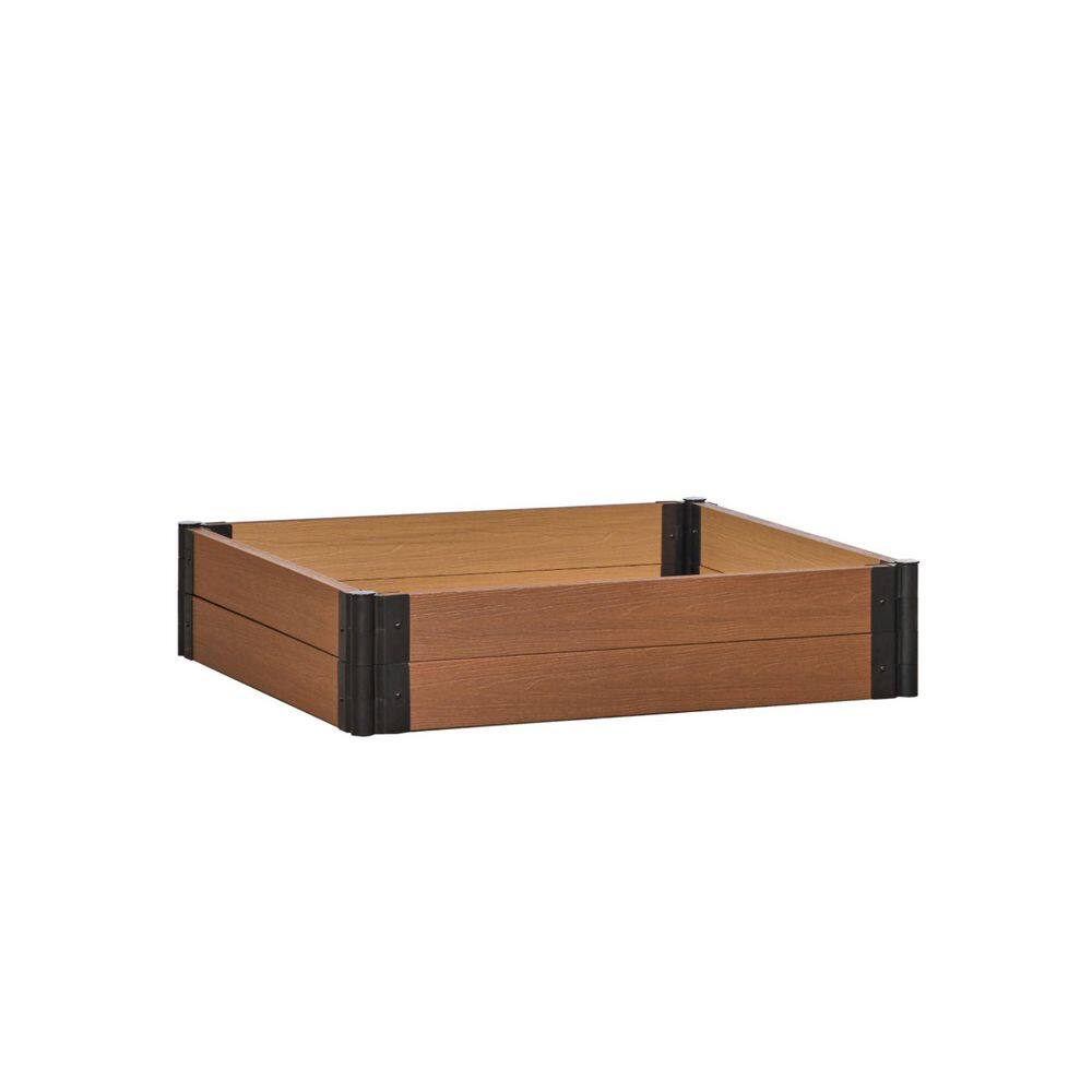 Teak GardenBlox Capped Composite Raised Garden Bed 48 in. L x 48 in. W x 11 in. H price history on PriceWatchPro