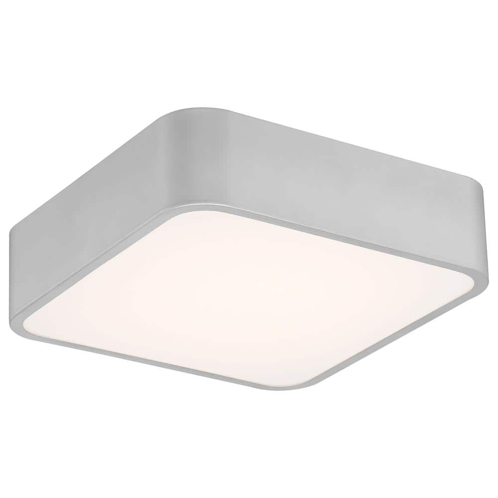 Granada Satin Finish 12" Square LED Flush Mount Ceiling Light