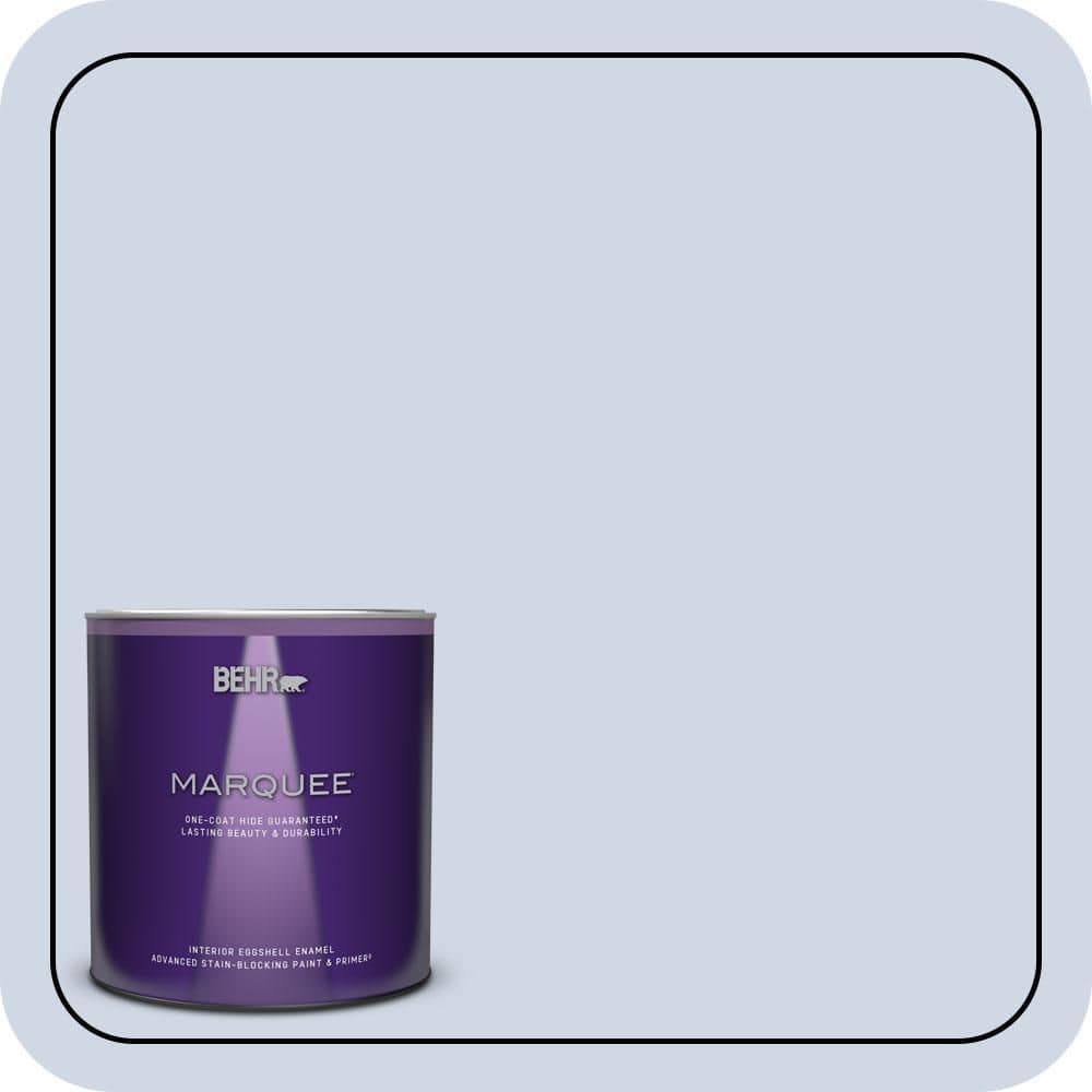 1 qt. #600E-2 Harbor Mist Eggshell Enamel Interior Paint & Primer product image for price tracking