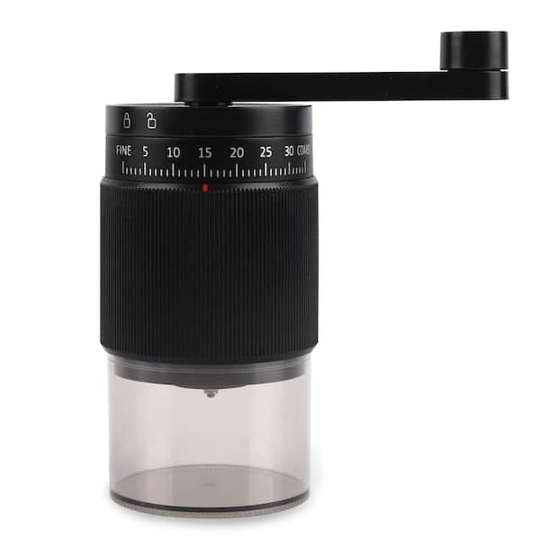 Manual Coffee Grinder with 95 Ceramic Burr, Adjustable Coarse to Fine, 30g Beans & 80ml Powder, Detachable Handle