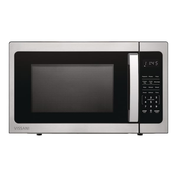 1.5 cu. ft. Electric 1000-Watt Countertop Microwave in Stainless Steel with 6-Heating Functions