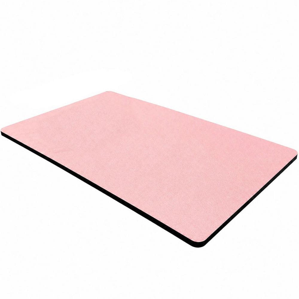 Pink Polyester Dish Drying Mat 12 x 19 in Super Absorbent Non-Slip Heat Resistant Kitchen Counter Pad price history on PriceWatchPro