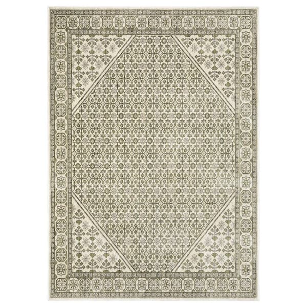 Arlena Green 8 ft. x 10 ft. Traditional Indoor Area Rug