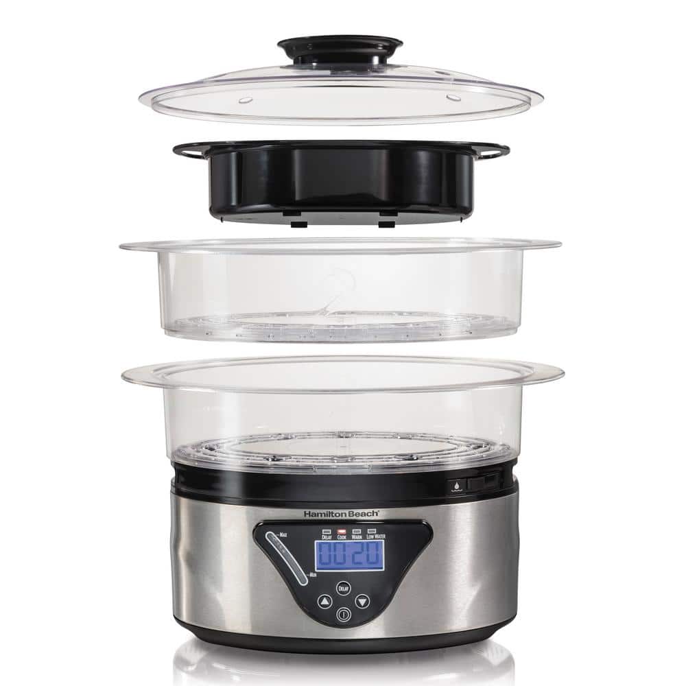Hamilton Beach 5.5 Quart Digital Stainless Steel Food Steamer