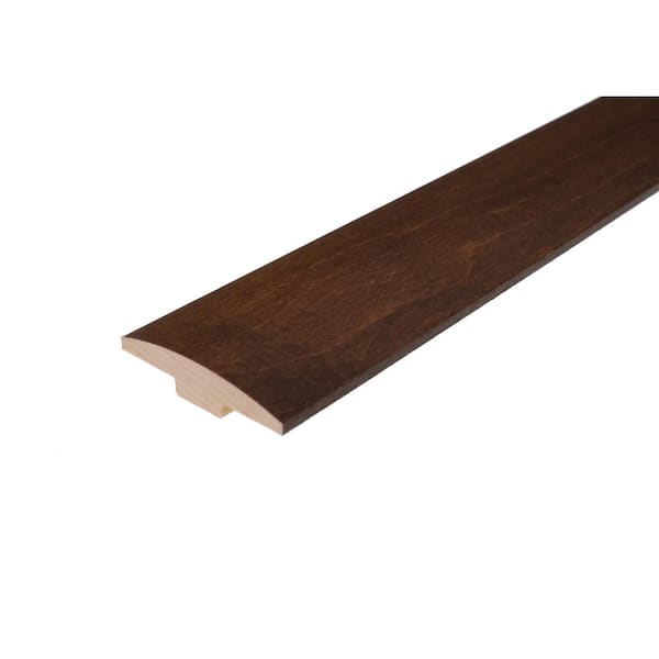 ROPPE Lex 0.28 in. Thick x 2 in. Wide x 78 in. Length Matte Wood T-Mold Hardwood Triming