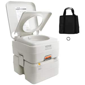 Portable Toilet for Camping Porta Potty with Carry Bag 5.3 Gal Waste Tank and 3.2 Gal Non- Electric Waterless Toilet