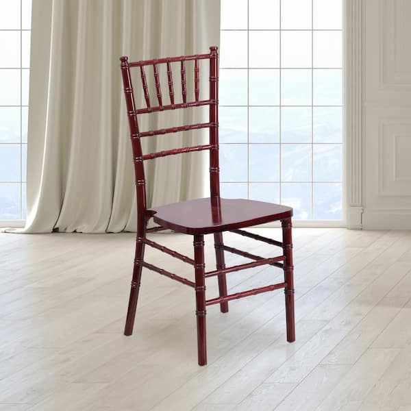 Flash Furniture Hercules Series Mahogany Wood Chiavari Chair
