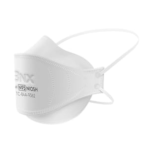 N95 Mask NIOSH Certified N95 Respirator, Approval # TC-84A-9362 White Tri-Fold / Fish F95W (20-Pack)