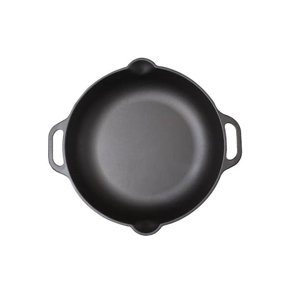 11.25 Round Cast Iron Pizza & Crepe Pan / Skillet with Handle (1 Skillet)  by MyXOHome, 1 - Fry's Food Stores
