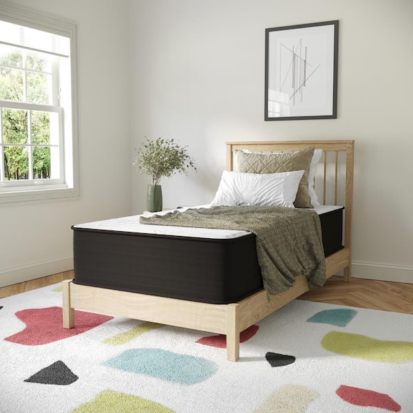 Dream Twin Soft Polyurethane Foam 12 in. Bed-in-a-Box Mattress High Density Foam and Pocket Spring