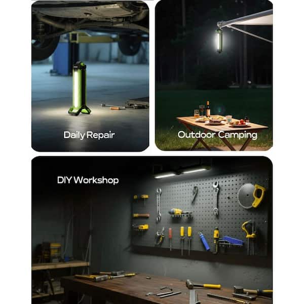 3300 Lumen LED Foldable Magnetic Work Light Cordless Rechargeable