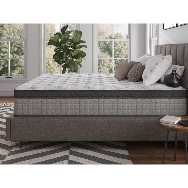 King Medium Hybrid Cooling Memory Foam 12 in. Bed-in-a-Box Mattress