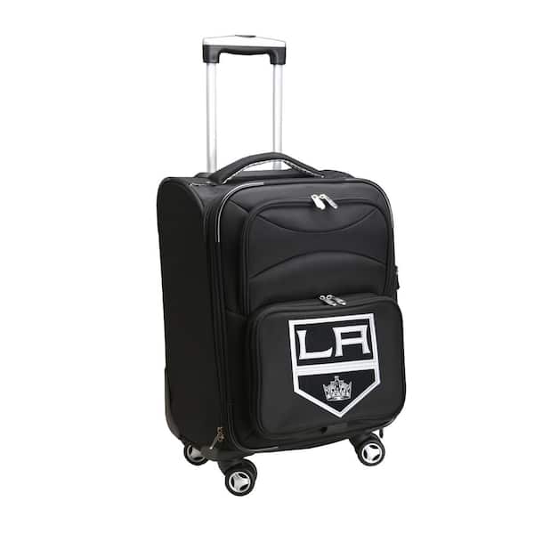 Denco NHL Los Angeles Kings 21 in. Black Carry-On Spinner Softside Suitcase