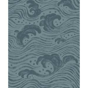 A-Street Prints Sumner Black Woodland Botanical Wallpaper