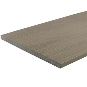 UltraShield 0.6 in. x 12 in. x 12 in. Roman Antique Fascia Composite Decking Board Sample