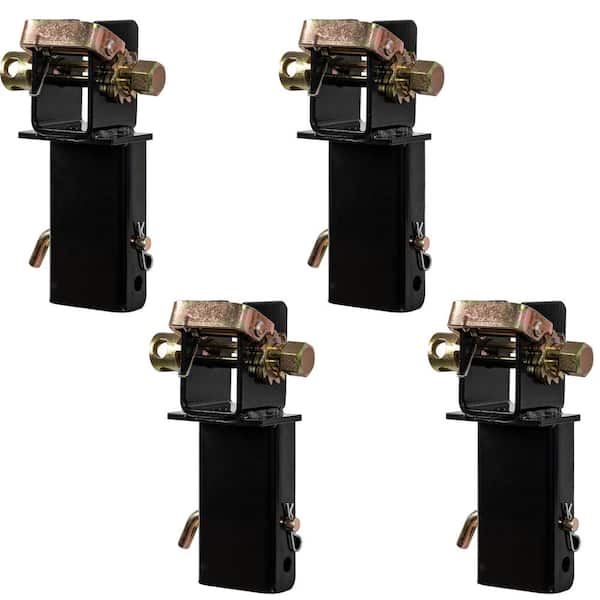 Trailer Stake Pocket Lashing Winch Flatbed Utility Tow Towing Tension Cargo Control, 4-Pack