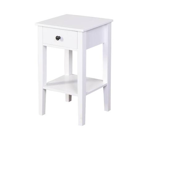 Cadeninc 12 60 In W X 25 H 16 30 D White Carb P2 Mdf Over The Toilet Storage Zh Jmw4889 White Carb P2 Mdf, Over The Toilet Table With Drawer