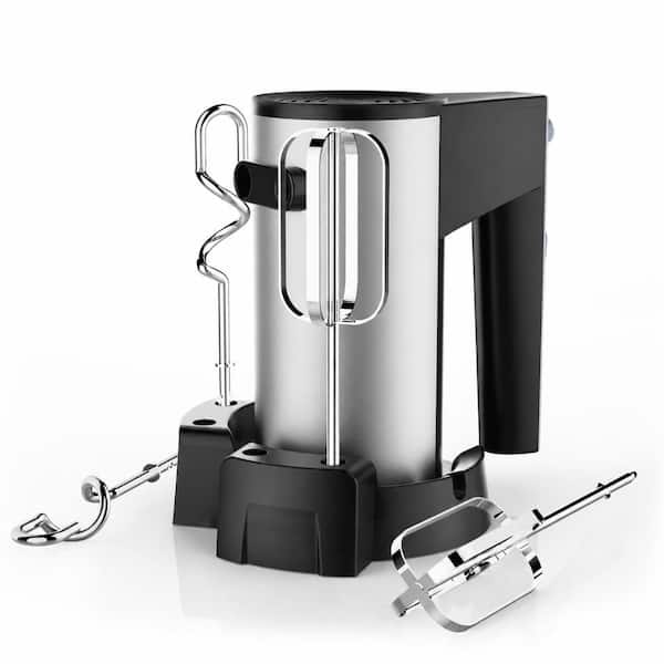 Electric Hand Mixer 660W 5 Speed Handheld Mixer with Turbo Boost and Stainless Steel Accessories Black