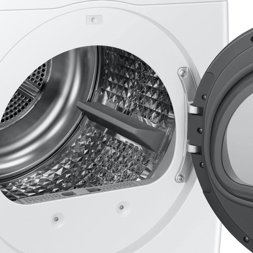 Samsung 4.0 cu. ft. White Smart Electric Dryer with AI Dial