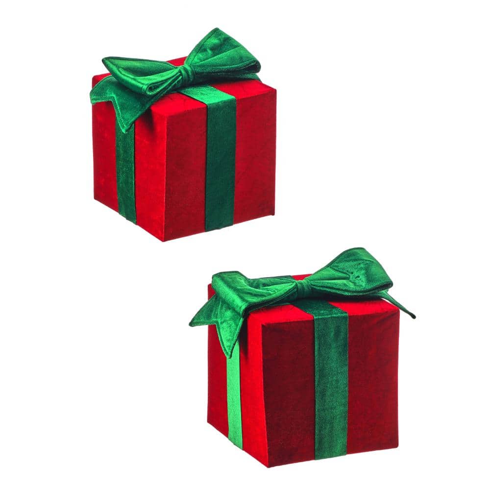 "8-10"" Shatterproof Velvet Gift Box Set of 2" price history on PriceWatchPro