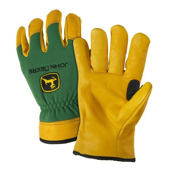 John Deere Grain Deerskin XX-Large Driver Gloves