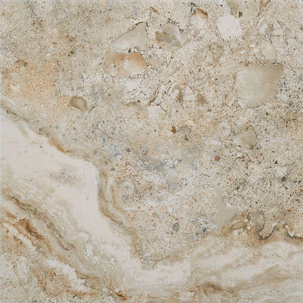 Florida Tile Home Collection Venetia Grey 12 in. x 12 in. Glazed Porcelain Floor and Wall Tile