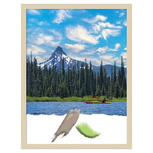 Svelte Natural Wood Picture Frame Opening Size 18 x 24 in.
