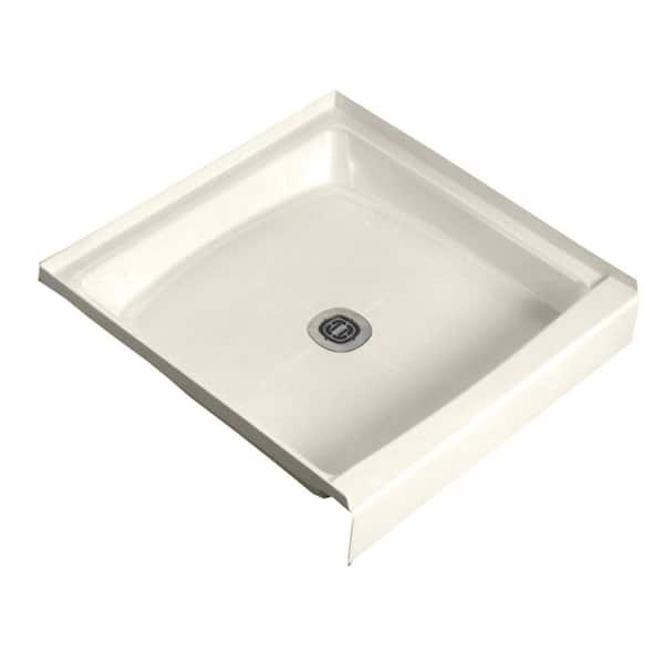 FIAT 36 In. x 36 In. Cascade Shower Floor, Biscuit