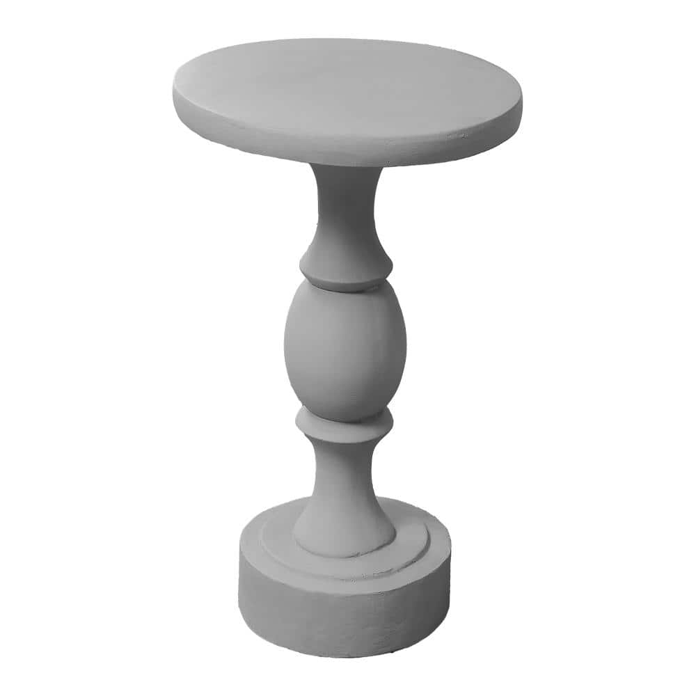 22.25 in Grey  Transitional Outdoor Side Table for patio price history on PriceWatchPro