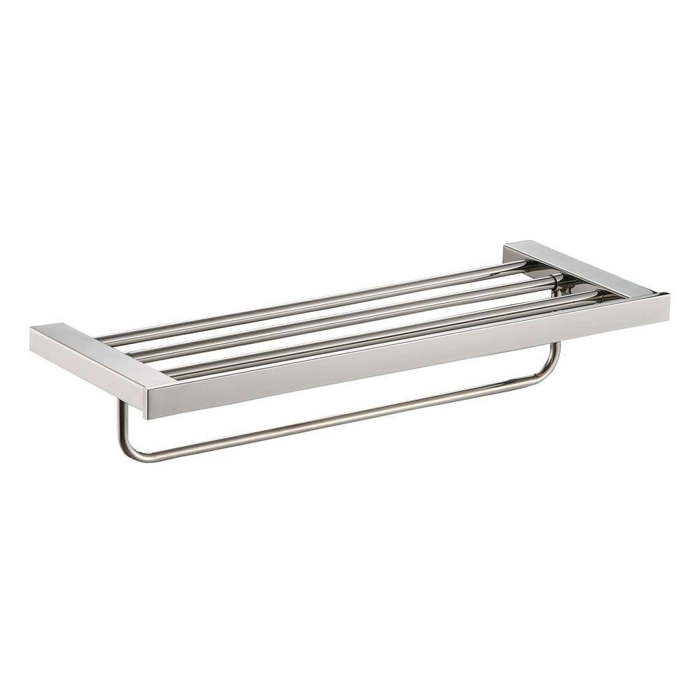 Chrome Stainless Steel Wall Mounted Towel Rack
