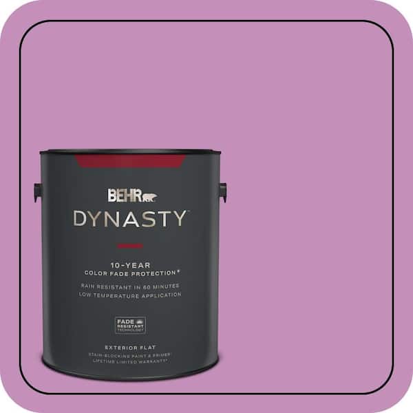 BEHR DYNASTY 1 gal. #670B-5 Pretty Petunia Flat Exterior Stain-Blocking Paint & Primer