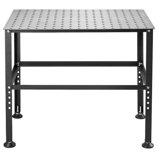 36 in. x 24 in. Welding Table 800 lbs. Heavy-Duty Work Bench with 0.63 in. Fixture Holes and Non-slip Foot Pads
