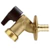 1/2 in. Brass PEX-B Barb x 3/4 in. Garden Hose Thread Quarter-Turn Sillcock