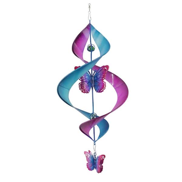 RCS Gifts Cosmix Corkscrew Butterfly Pink Blue Purple
