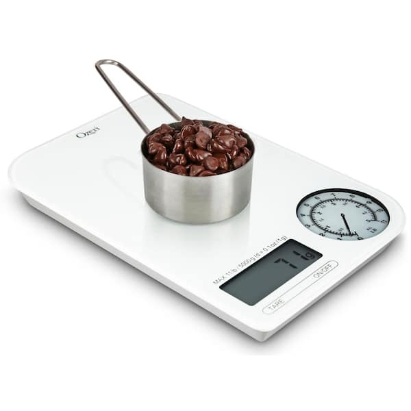 Smart Weigh Food Kitchen Scale with Bowl,11lb x 0.1oz / 5000 x 1grams