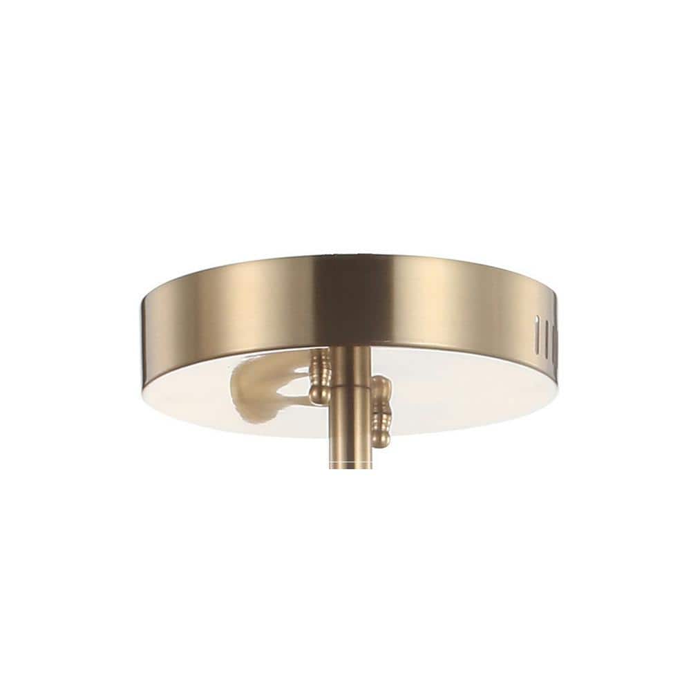Crucis 31.5" Gold LED Modern Geometric Pendant Light
