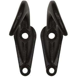 Black Powder Coated Drop Forged Towing Hooks