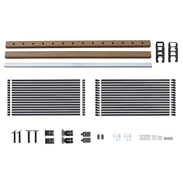 NewTechWood Ultrashield Hemispheres 36 in. x 3 in. x 6 ft. Brown
