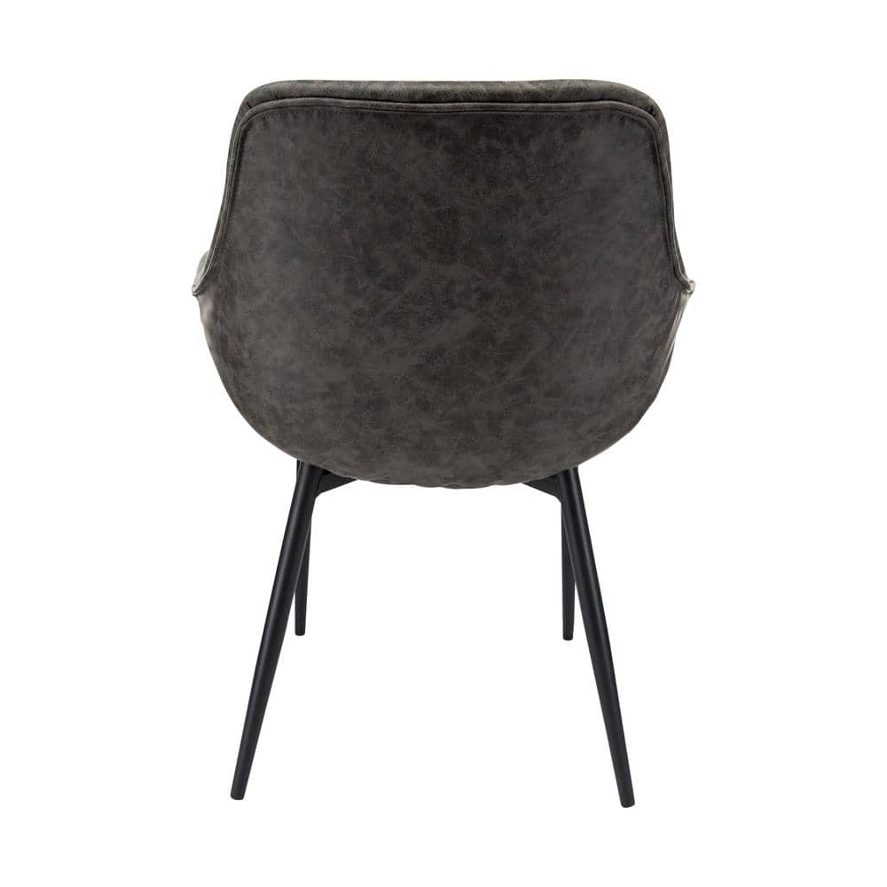 Markley Mid Century Modern Gray Metal Arm Chair