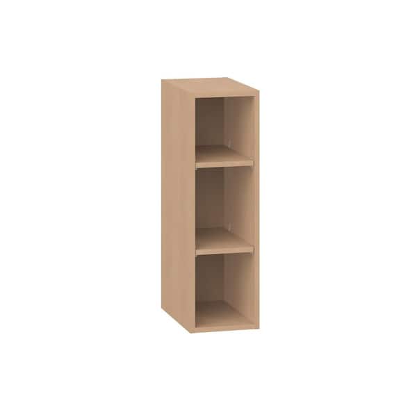 Lakewood 9 in. W x 14.8 in. Dx 30 in. H Shaker Assembled Wall Ending Shelf Kitchen Cabinet in Sugar Cookie