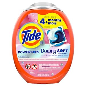 2-in-1 Power Pods with Downy April Fresh Scent Laundry Detergent Pods (45-Count)