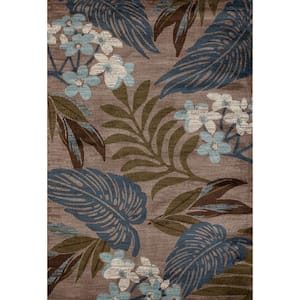 Palm Coast Tranquil Beige 5 ft. x 8 ft. Area Rug