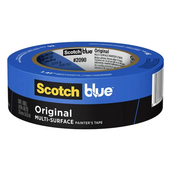 3M ScotchBlue 1.41 in. x 60 yds. Original Multi-Surface Painter's Tape  (Case of 24) 2090-36NC - The Home Depot
