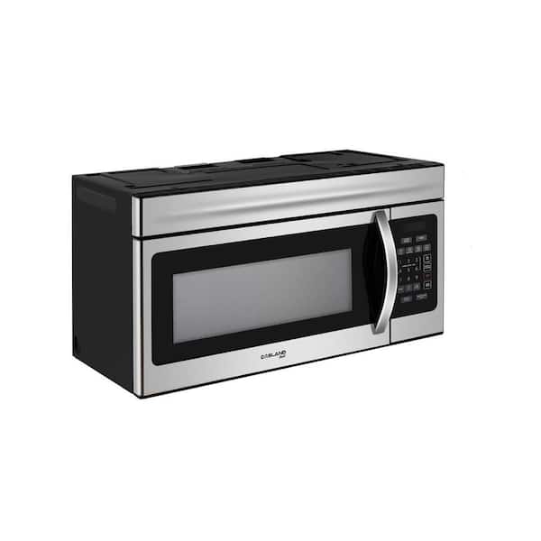 30 in. 1.6 cu. ft. 1000-Watt Over-the-Range Microwave Oven in Stainless Steel