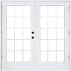 MP Doors 72 in. x 80 in. Fiberglass Smooth White Right-Hand Outswing ...