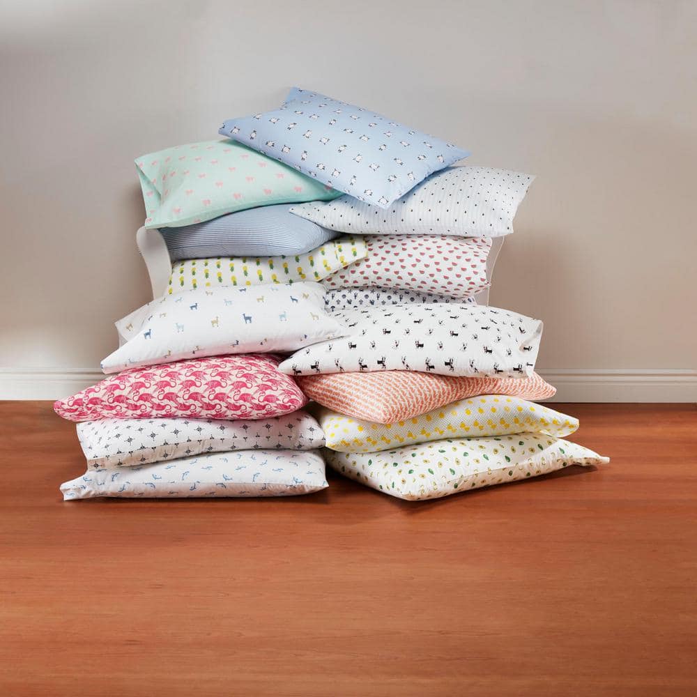 Full Blue Compass Print Percale Cotton Sheet Set