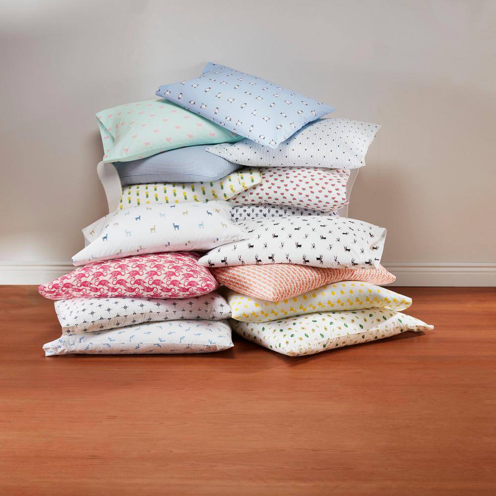 Queen Blue Compass Cotton Percale Sheet Set